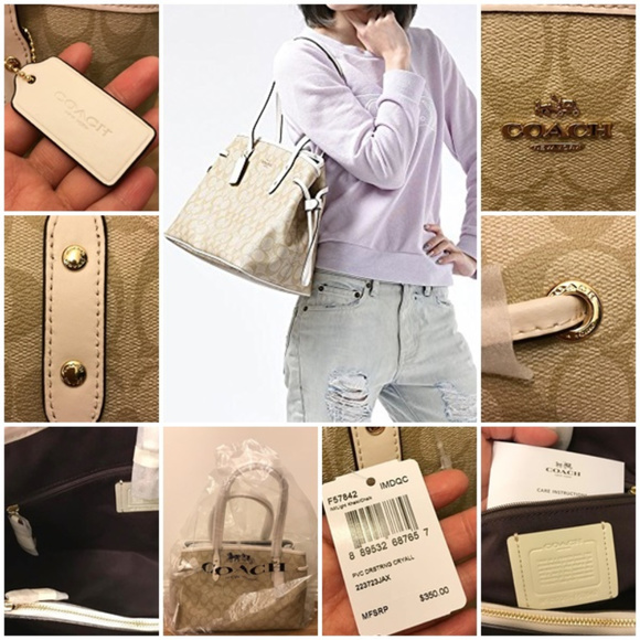 ❌❌❌❌SOLD❌❌❌❌🥥Coach Signature Shoulder Bag🥥 - Picture 7 of 8